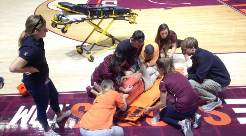 VT Sports Med Club students