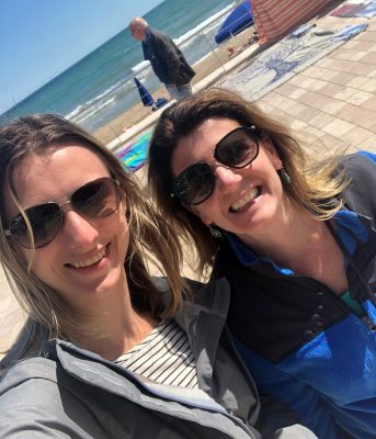 Siobhan Craige and KS in Barcelona